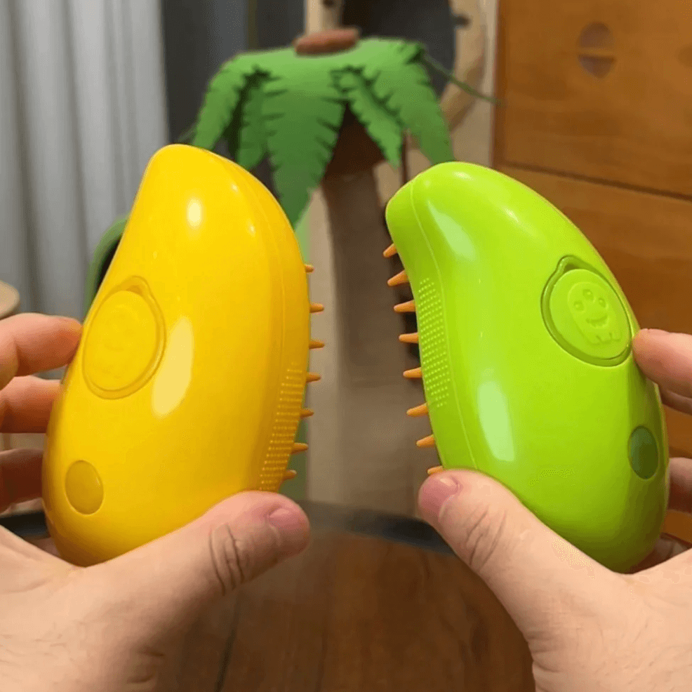 ✨ Cepillo a Vapor 3 en 1: Control de Pelos, Limpieza Profunda y Massaje para tu Mascota. 🐾