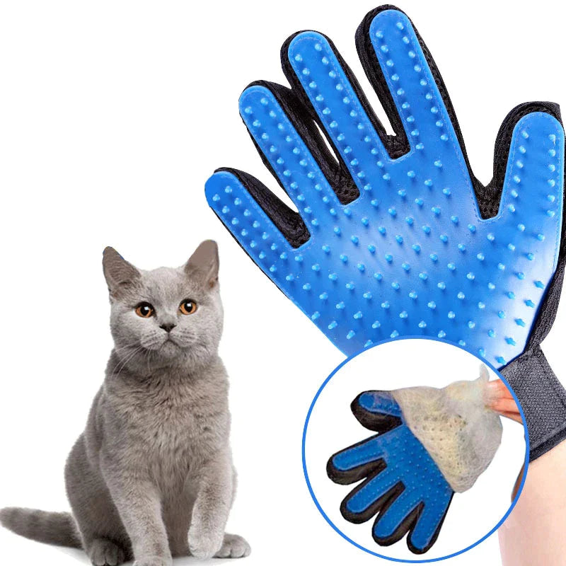 🌟 "Guante de Silicona Eliminador de Pelos: ¡Libera a tu Mascota del Pelaje!" 🐾